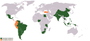 Developing Nations Map